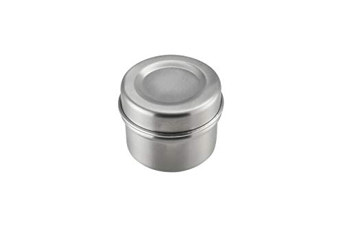 Lurch 240939 Lunchbox/Dressingdose (Ø 5,6 x 4,8 cm) aus Edelstahl, Silber von Lurch