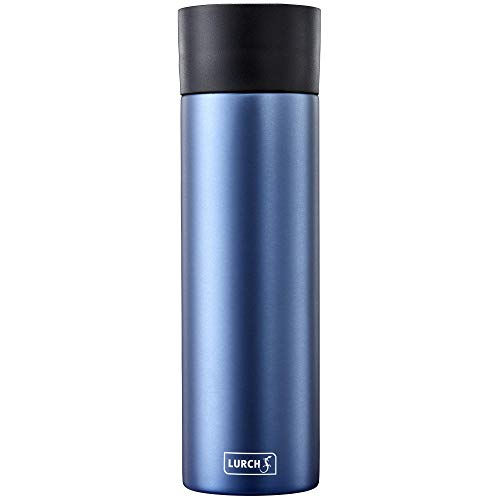 Lurch 240985 Isolierbecher / Thermobecher mit Einhandbedienung für heiße und kalte Getränke aus doppelwandigem Edelstahl 0,5 l, denim blue, 1 Stück (1er Pack) Lurch 240985 Isolierbecher / Thermobecher mit Einhandbedienung für heiße und kalte Getränke aus doppelwandigem Edelstahl 0,5 l, denim blue, 1 Stück (1er Pack) von Lurch