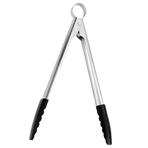 Lurch 33702 Tango Küchenzange mit Silikonkopf 24 cm, Edelstahl, Silber/Grau Lurch 33702 Tango Küchenzange mit Silikonkopf 24 cm, Edelstahl, Silber/Grau von Lurch