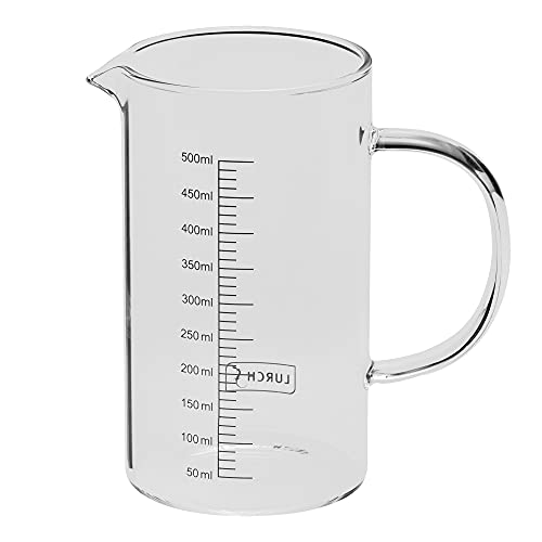 Lurch 70201 Messkrug aus hitzebeständigem Borosilikatglas 0,5l Lurch 70201 Messkrug aus hitzebeständigem Borosilikatglas 0,5l von Lurch