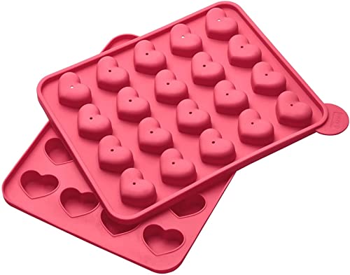 Lurch 83024 FlexiForm Cake Pops Herz 20fach / Backform für 20 Cake Pops in Herzform aus 100% BPA-freiem Platin Silikon, cotton candy, 20 x 24 x 3.7 cm Lurch 83024 FlexiForm Cake Pops Herz 20fach / Backform für 20 Cake Pops in Herzform aus 100% BPA-freiem Platin Silikon, cotton candy, 20 x 24 x 3.7 cm von Lurch