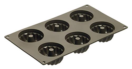 Lurch 85029 FlexiForm Gugelhupf Mini 6fach braun / Backform für 6 kleine Kuchen aus 100% BPA-freiem Platin Silikon, braun Lurch 85029 FlexiForm Gugelhupf Mini 6fach braun / Backform für 6 kleine Kuchen aus 100% BPA-freiem Platin Silikon, braun von Lurch