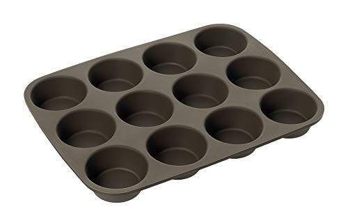 Lurch 85031 FlexiForm American Muffins 12fach / Backform für 12 Muffins aus 100% BPA-freiem Platin Silikon, braun von Lurch