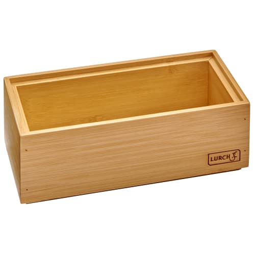 Lurch 10772 Organizer-System Box Einsatz für Schubladen und Aufbewahrungsbox Bambus 7x14cm von Lurch