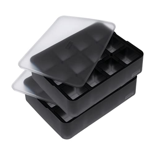 Lurch Eiswürfelform, Silikon, Würfel 4cm 2er Set, Schwarz Lurch Eiswürfelform, Silikon, Würfel 4cm 2er Set, Schwarz von Lurch
