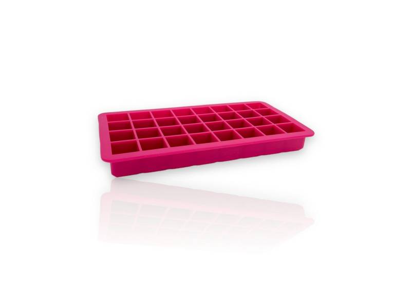 Lurch Eiswürfelform Eiswürfelbereiter Würfel 2 x 2 cm Fuchsia von Lurch