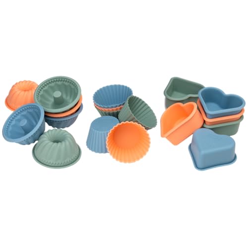 Lurch Flexi Starter Mini Cakes Backformen - 18er Set für Muffins, Herzen und Gugelhupf Lurch Flexi Starter Mini Cakes Backformen - 18er Set für Muffins, Herzen und Gugelhupf von Lurch