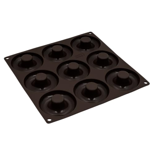 Lurch FlexiForm Donuts 26x26cm Silikonbackform zum Backen von 9 Donuts von Lurch