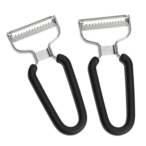 Lurch Julienne-Schneider für Obst und Gemüse, schwarz 2er Set von Lurch