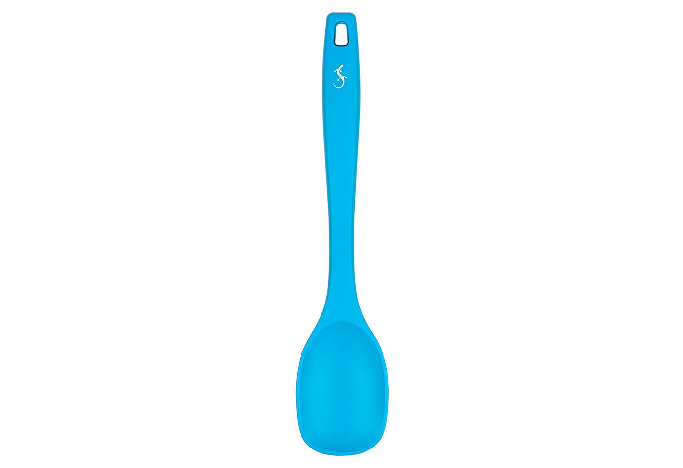 Lurch Kochlöffel Smart Tool blue curacao Silikon 28 cm, Mit praktischer Aufhänge-Öse von Lurch