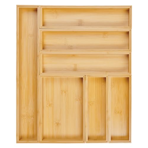 LURCH Organizer-System Box Bambus Set 7teilig mit sieben praktischen, stapelbaren Aufbewahrungsboxen LURCH Organizer-System Box Bambus Set 7teilig mit sieben praktischen, stapelbaren Aufbewahrungsboxen von Lurch