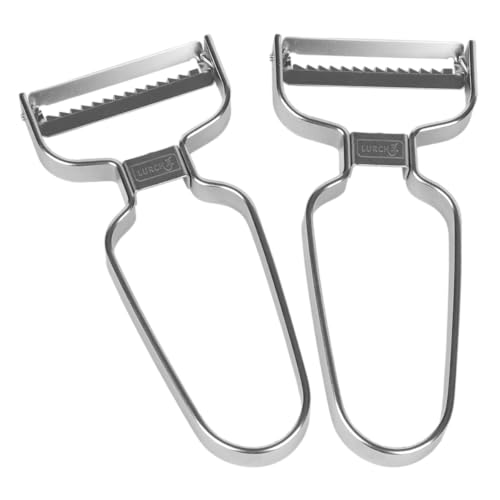 Lurch Sparschäler Julienne aus Edelstahl 2er Set- Ultrascharfe japanische Klinge, ergonomischer Griff, perfekt für feine Gemüsestreifen & Deko, hochwertig & langlebig Lurch Sparschäler Julienne aus Edelstahl 2er Set- Ultrascharfe japanische Klinge, ergonomischer Griff, perfekt für feine Gemüsestreifen & Deko, hochwertig & langlebig von Lurch