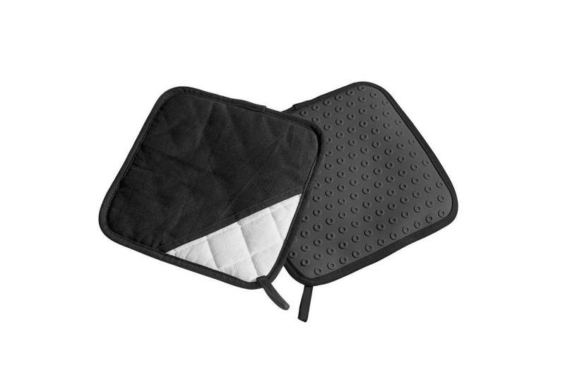 Lurch Topflappen Silikon & Textil schwarz 2er Set von Lurch