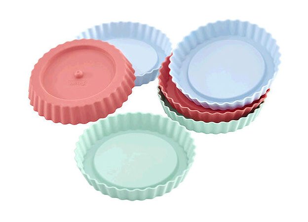 Tortelett             Pastel Mix Flexi Form          6er Set von Lurch