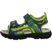 Lurchi Sandale "Krypto, Blinkschuh", Trekkingsandale mit Krokodil-Motiv, Größenschablone zum Download von Lurchi