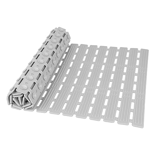 Lurowo Badewannenmatte Duschmatte rutschfest badematte: 90 * 40cm Antirutschmatte Badewanne mit Saugnäpfen|Schnelles Trocknen|Maschinenwaschbar - Duschmatte für Dusche, Badewanne,Poolbereich,Draußen von Lurowo