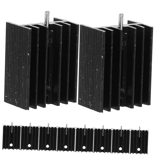 10 Stück Aluminium Kühlkörper mit Isolator Montagesatz für Wärmeableitung von Spannungsreglern für Pc Mobile Anwendungen 10 Stück Aluminium Kühlkörper mit Isolator Montagesatz für Wärmeableitung von Spannungsreglern für Pc Mobile Anwendungen von Lurrose