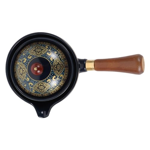 Keramik mit Seitengriff Porzellan Teebereiter 360 Grad Drehung Fu Teespender Teegeschirr Teekessel für losen Tee Keramik mit Seitengriff Porzellan Teebereiter 360 Grad Drehung Fu Teespender Teegeschirr Teekessel für losen Tee von Lurrose