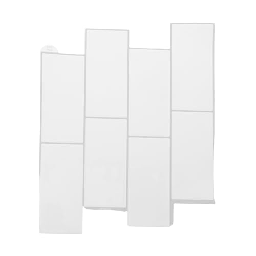 Lurrose 1 Blatt Selbstklebende Wandfliesen für Badezimmer und Weiße Weiche Wandfliesen Leicht Anzubringen für Wohnzimmer und Andere Räume Selbstklebende Wandaufkleber für Schnellen Lurrose 1 Blatt Selbstklebende Wandfliesen für Badezimmer und Weiße Weiche Wandfliesen Leicht Anzubringen für Wohnzimmer und Andere Räume Selbstklebende Wandaufkleber für Schnellen von Lurrose