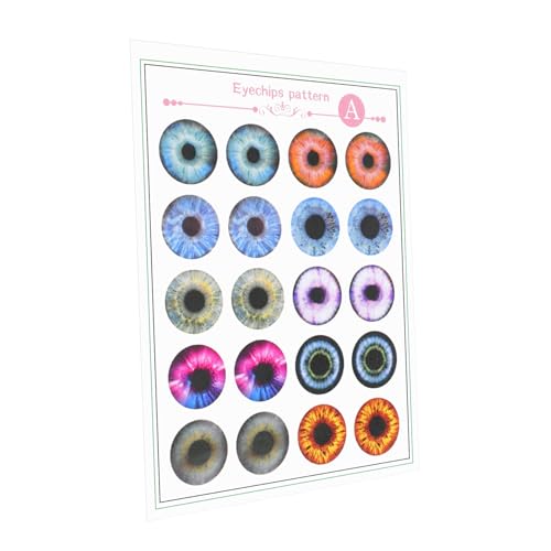 Lurrose 1 Bogen Puppenaugen Aufkleber Puppenteile Handgefertigte Puppenaugen Gehäkelte Puppenbälle Puppenherstellungsaugen Realistische Augen Glas Handgefertigtes Design Augapfel Lurrose 1 Bogen Puppenaugen Aufkleber Puppenteile Handgefertigte Puppenaugen Gehäkelte Puppenbälle Puppenherstellungsaugen Realistische Augen Glas Handgefertigtes Design Augapfel von Lurrose