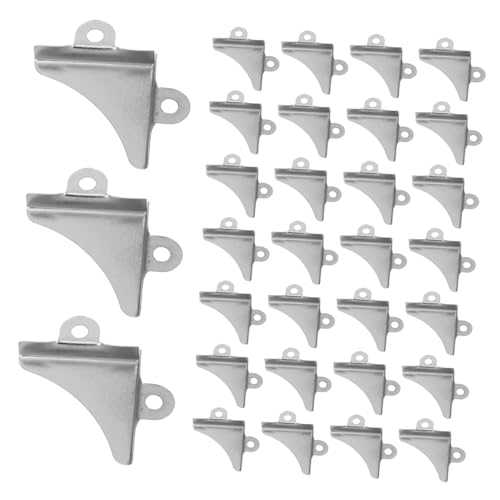 Lurrose 1 Sätze Hardware -Eckschutzwinkel dekorative Eisenecken Spiegel-Eckbefestigungshalterung L-förmige Eckwinkel Triangle Corner Protectors Eckhalterungen für Spiegelrahmen Silber Lurrose 1 Sätze Hardware -Eckschutzwinkel dekorative Eisenecken Spiegel-Eckbefestigungshalterung L-förmige Eckwinkel Triangle Corner Protectors Eckhalterungen für Spiegelrahmen Silber von Lurrose
