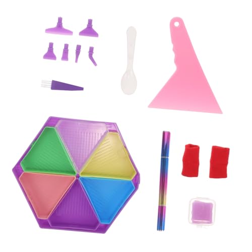 Lurrose 1 Satz Bohrgerichtset Edelsteine Tablett Bausätze speicherplatte Werkzeug-Set Diamant Malerei Hilfsmittel bastelbedarf Perlenmischschalen Nagelkunst -Doting -Werkzeug Plastik Lurrose 1 Satz Bohrgerichtset Edelsteine Tablett Bausätze speicherplatte Werkzeug-Set Diamant Malerei Hilfsmittel bastelbedarf Perlenmischschalen Nagelkunst -Doting -Werkzeug Plastik von Lurrose