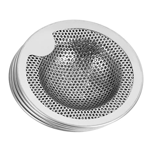 Lurrose 1 Satz Edelstahlfilter Für Abfluss Fänger Filterspüle Sieb Spülsieb Aus Metall Filterkorb Küchenspüle Sieb Spülensieb Ablauffilter Rostfreier Stahl Silver 4 Stück von Lurrose