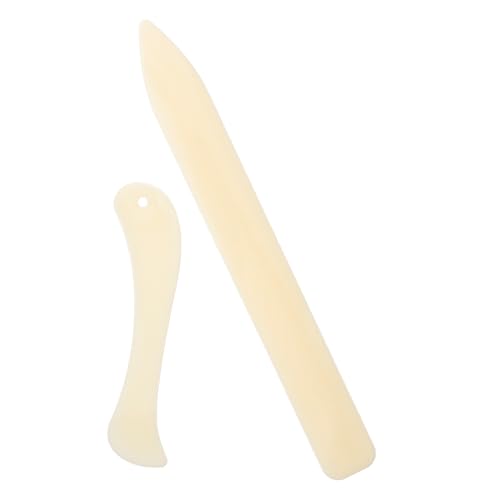 Lurrose 1 Satz Knochenordner-Tool Sauerteig-Scoring-Tool Nähen Karton Falten Buch Einband Scrabbook Handgefertigt Bastelwerkzeug Aus Papier Gekrümmtes Knochenordner-Werkzeug Abs 2 Stück von Lurrose