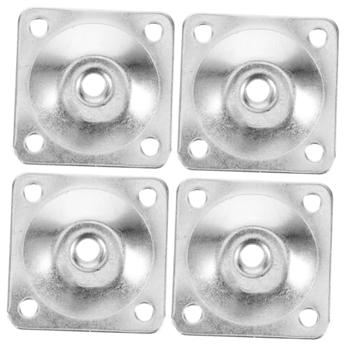 Lurrose 1 Satz Möbelbeine Verbindungsplatten Teilig Verstellbare Halterungen Für Sofabeine Robust Und Installieren Für DIY Möbelprojekte Und Reparaturen Kompatibel Mit Stühlen 4 Stück von Lurrose