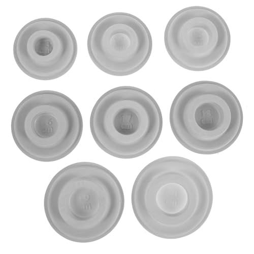 Lurrose 1 Satz Platte Mit Pe-Beflockung Und Perlendesign Halter Perlenbrett Tablett Für Armbandperlen Perlen Zur Herstellung Von Armbändern Sicherungsperlen Groß Reize Schmuck Grey 8 Stück von Lurrose