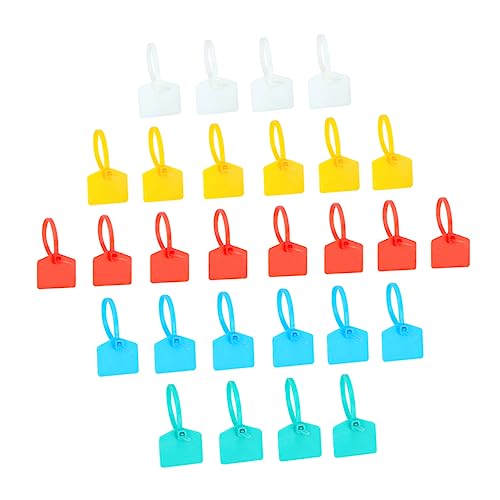 Lurrose 1 Satz Praktische Nylon Kabelbinder Mit Selbstverriegelung Und Etiketten Für Und Stromkabel Zufällige Farben Hochbelastbar Für Zuhause Und Büro Zufällige 100 Stück von Lurrose