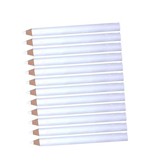Lurrose 1 Satz Strass-Picker Holzbleistifte Stippling Brush Cadfi Punktierstifte Holzstifte Nailing Tool Stippling Pen Werkzeug Nagelspitze Stift Nagelwachsstift Bambus Weiß 30 Stück von Lurrose