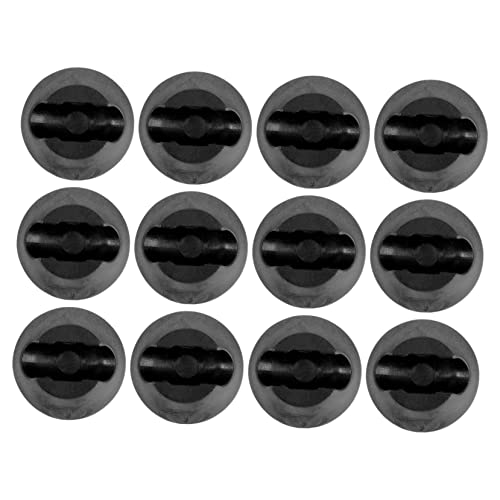 Lurrose 1 Satz Stuhl Fußschutz Nivellierschraube Kappen Couchtischbeine Fußbodenmatte Stuhlbeine Überzieher Möbel Teppich Tischfüße Abdecken Tischfußmanschette Abs-Gummi Black 12 Stück von Lurrose