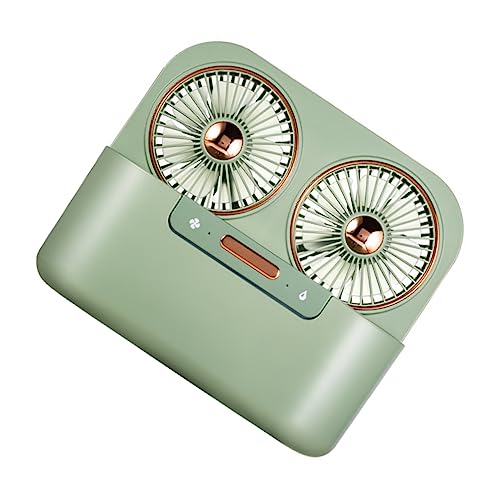 Lurrose 1 Satz USB Tischventilator mit Sprühnebel und Luftbefeuchter Tragbarer Leiser Desktop Fan für Schnelles Abkühlen für Büro und Zuhause Grün Lurrose 1 Satz USB Tischventilator mit Sprühnebel und Luftbefeuchter Tragbarer Leiser Desktop Fan für Schnelles Abkühlen für Büro und Zuhause Grün von Lurrose