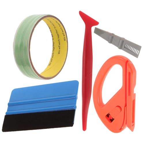Lurrose 1 Satz Vinyl Folierungs Werkzeug Set für Auto Tönungsfolie Schneidewerkzeug Robust und Einfach Anzuwenden für Fenster und Folienprojekte von Lurrose