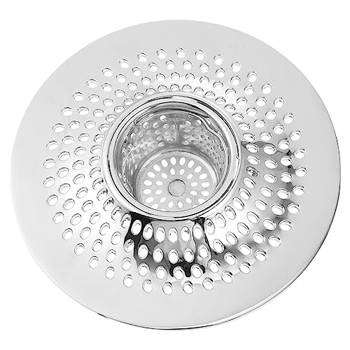 Lurrose 1 Stück Bodenablauf Filtern Spülensieb Waschbecken Sieb Stecker Abtropfgestell Spülenfuttersieb Lebensmittelsieb Küchenspüle Spülnetzsieb Rostfreier Stahl Silver von Lurrose