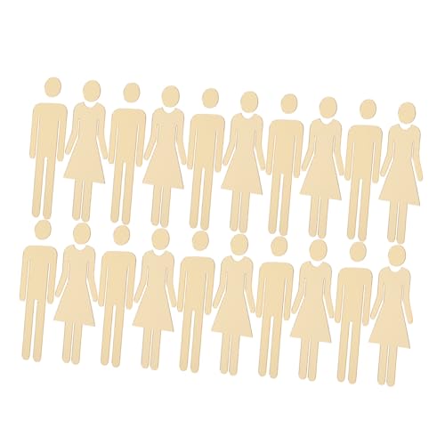 Lurrose 10 Sätze Acryl Toilettenschilder für Männer und Frauen Spiegelndes Design Leicht Anzubringen Platzsparend Robuste Badezimmer Türschilder für Büro Zuhause Gastronomiebetriebe von Lurrose