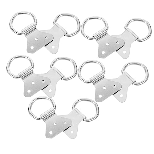 Lurrose 10 Stück D Ring Bilderrahmen Aufhänger Robuste Wandmontage Haken für Kunstwerke Bilder und Fotos Stabil und Elegant für Ihr Zuhause Lurrose 10 Stück D Ring Bilderrahmen Aufhänger Robuste Wandmontage Haken für Kunstwerke Bilder und Fotos Stabil und Elegant für Ihr Zuhause von Lurrose