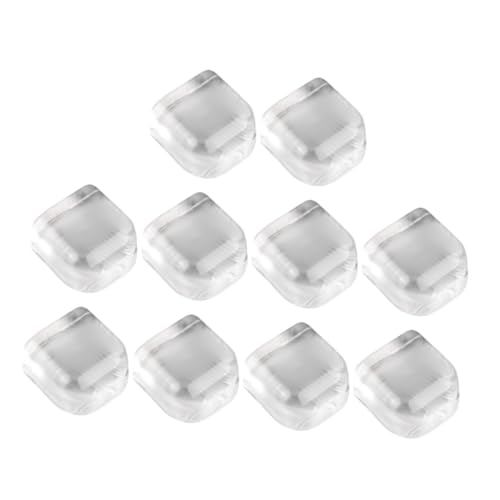 Lurrose 10 Stück Silikonfreie Türstopper ohne Bohren Selbstklebend Transparenter Bodenschutz Geräuschdämpfend Weiche Stoßdämpfung Kratzschützender Türhalter für Wand und Boden für Büro und von Lurrose