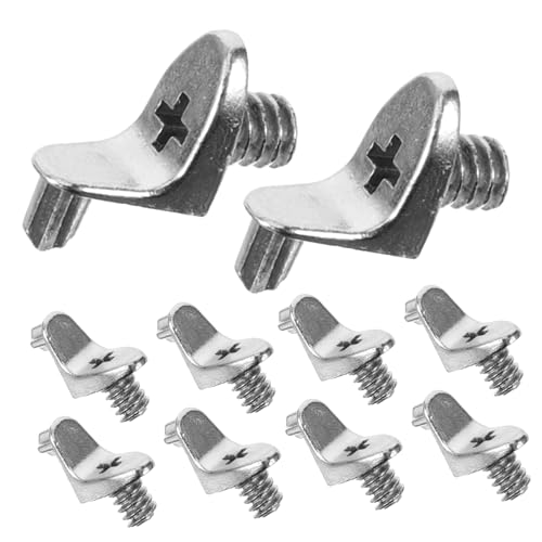 Lurrose 10 Stück Teiliges Regalstützen Robustem Alloy für Holzregale Stabile und Langlebige Regalstifte zur Maximierung Des Schränken und von Lurrose
