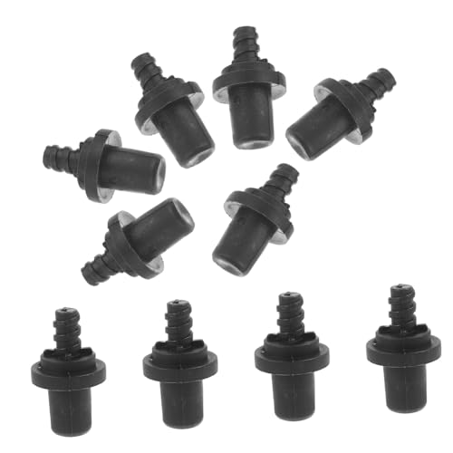 Lurrose 10 Stück Teiliges Wc Bürstengriff Adapter aus Langlebigem Spiralförmiger Schraubverbinder für Stabile und Sichere Verbindung Passend für Verschiedene Toilettenbürstenköpfe Einfach von Lurrose
