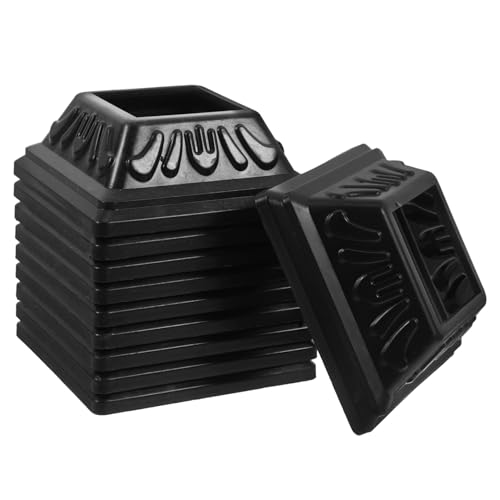 Lurrose 10 Stück Teiliges Zaunpfosten Fußabdeckung Schwarz Dekorative Kappen für und Außenbereiche Geeignet für Holzgeländer Einfache und Ansprechendes Design Lurrose 10 Stück Teiliges Zaunpfosten Fußabdeckung Schwarz Dekorative Kappen für und Außenbereiche Geeignet für Holzgeländer Einfache und Ansprechendes Design von Lurrose