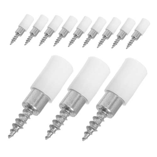 Lurrose 100 Stück Bücherregal Support Pin Selbstklopfende Regalstapfen Plastikschelfstifte Bücherregalklammern Für Stützstifte Für Schrankregale Regalstütze Nägel Eisen Weiß von Lurrose
