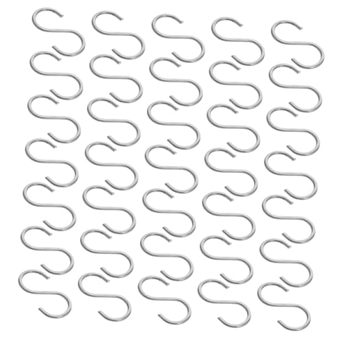 Lurrose 100 Stück Hochtemperatur-s-haken für Brennofen Hitzebeständig Langlebige Legierung Vielseitig für Keramik Schmuckherstellung und Glasfusing Effiziente Aufhängung für von Lurrose