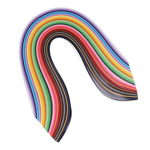 Lurrose 1000 Stück Teiliges Paper Quilling Strips Set Buntes DIY Bastelpapier Für Kartengestaltung Scrapbooking Und Wohnkultur Robustes Papier Für Kreative Familienprojekte Und Foto Rahmen von Lurrose