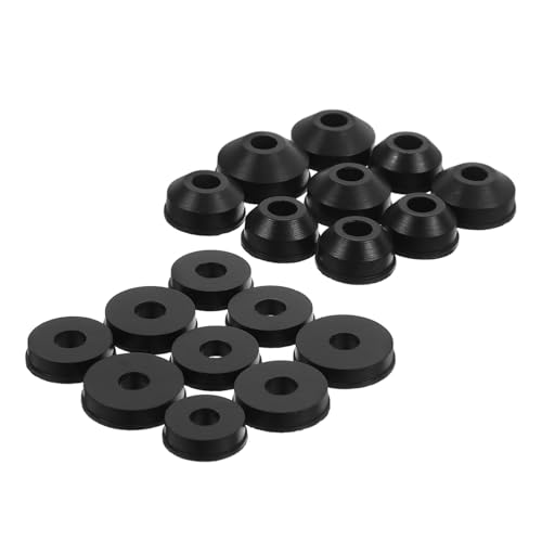 Lurrose 106 Stück Teiliges Dichtungsset Gummi unterlegscheiben für Wasserhahn Reparatur Vielseitiges Ersatzteil Sortiment für Außenwasserhahn und Gartenschlauch Langlebige Dichtscheiben von Lurrose