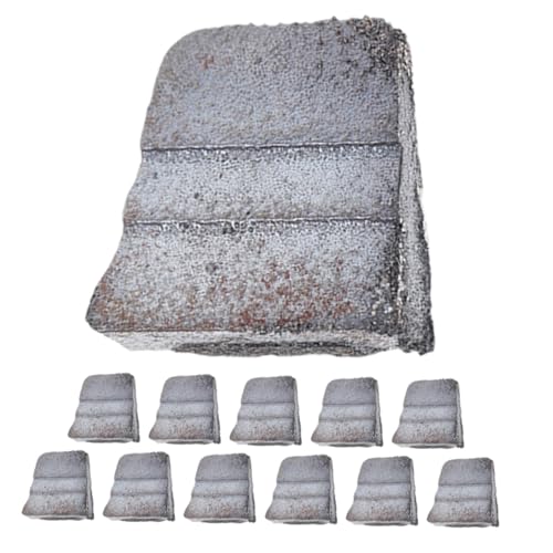 Lurrose 12 Stück Teiliges Metallkeil Axt Hammerstiele Werkzeugkeile aus Robustem Eisen Verstärkte Keile zur Sicheren Befestigung und Einfachen Montage bei Garten Handwerkzeugen von Lurrose