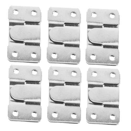 Lurrose 12 Stück Teiliges Unsichtbare Wandhalterungen aus Robuste Möbelverbinder mit Clip Mechanismus Schnelle Geeignet für Bettrahmen und Kopfteil Nahtloses Design Belastbar und Lurrose 12 Stück Teiliges Unsichtbare Wandhalterungen aus Robuste Möbelverbinder mit Clip Mechanismus Schnelle Geeignet für Bettrahmen und Kopfteil Nahtloses Design Belastbar und von Lurrose