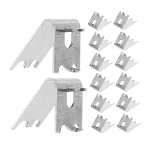 Lurrose 14 Stück Teiliges Edelstahl Regalhalter Kühlschrank und Gefrierschrank Ablagenhalter Stabile Kühlregalhalter Clips Starker Ersatz für Kühlschrank und Kühlmöbel Lurrose 14 Stück Teiliges Edelstahl Regalhalter Kühlschrank und Gefrierschrank Ablagenhalter Stabile Kühlregalhalter Clips Starker Ersatz für Kühlschrank und Kühlmöbel von Lurrose
