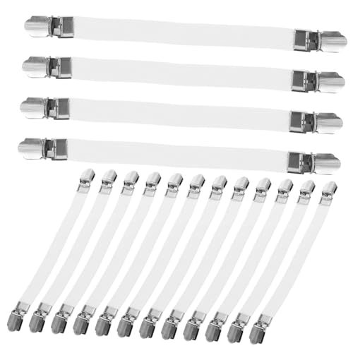Lurrose 16 Stück Bügelbrettbezug Clips Wiederverwendbare Bügelbrett Befestiger Elastische Halter für Bettlaken und Tischdecken Vielseitige Bügelzubehör für Lurrose 16 Stück Bügelbrettbezug Clips Wiederverwendbare Bügelbrett Befestiger Elastische Halter für Bettlaken und Tischdecken Vielseitige Bügelzubehör für von Lurrose